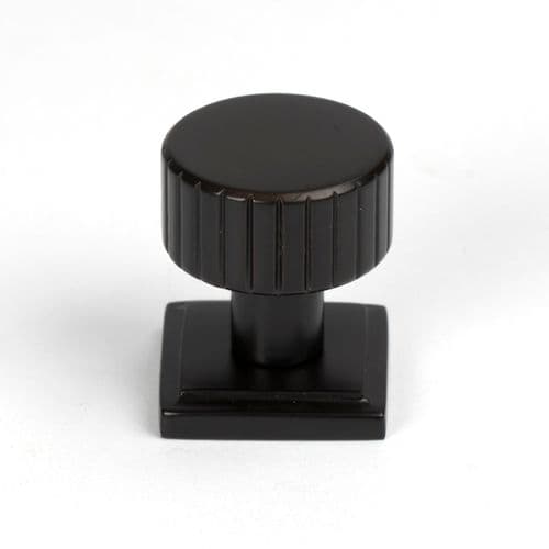 From The Anvil 50450 Aged Bronze Judd Cabinet Knob - 25mm (Square)
