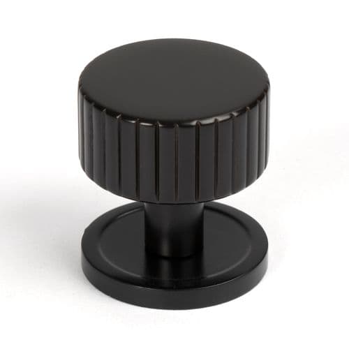 From The Anvil 50451 Aged Bronze Judd Cabinet Knob - 32mm (Plain)