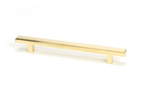 From The Anvil 50493 Polished Brass Scully Pull Handle - Medium