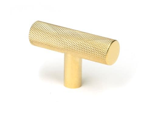 From The Anvil 50568 Polished Brass Brompton T-Bar Handle