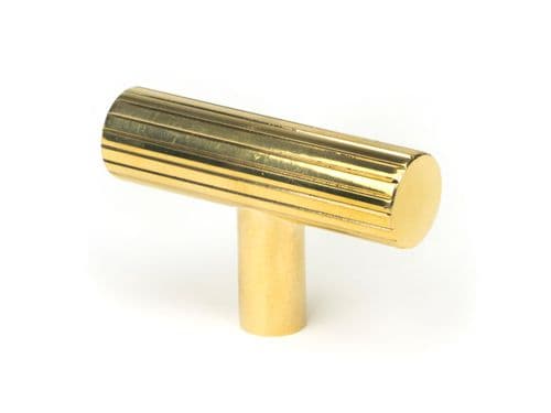 From The Anvil 50580 Polished Brass Judd T-Bar Handle