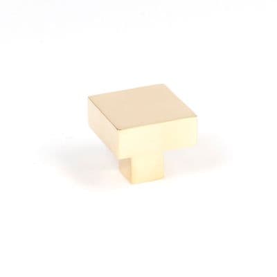 From The Anvil 50668 Polished Brass Albers Cabinet Knob - 30mm