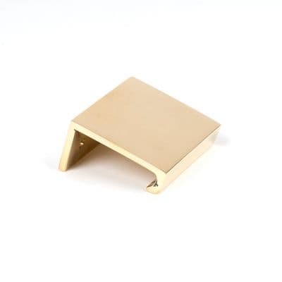 From The Anvil 50674 Polished Brass 50mm Plain Edge Pull