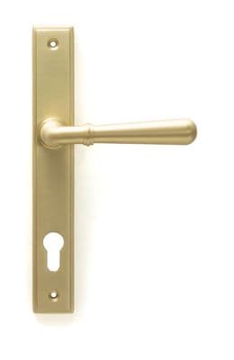 From The Anvil 50851 Satin Brass Newbury Slimline Lever Espag. Lock Set