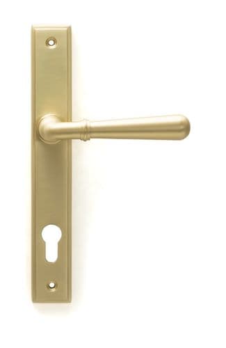 From The Anvil 50851 Satin Brass Newbury Slimline Lever Espag. Lock Set