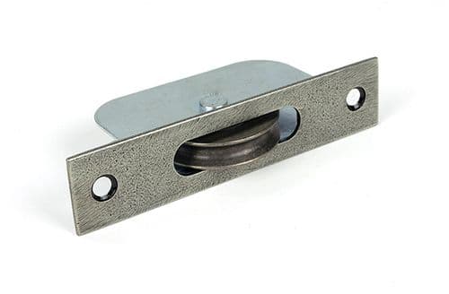 From The Anvil 50914 Pewter Square Ended Sash Pulley 75kg