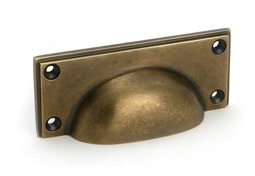 From The Anvil 50967 Burnished Brass Art Deco Drawer Pull