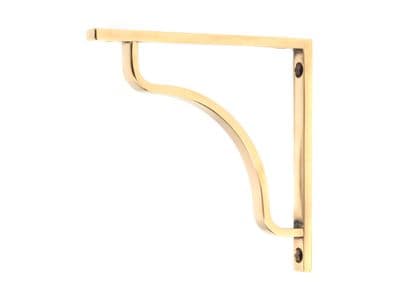 From The Anvil 51086 Aged Brass Abingdon Shelf Bracket (150mm x 150mm)