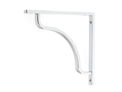 From The Anvil 51089 Polished Chrome Abingdon Shelf Bracket (150mm x 150mm)