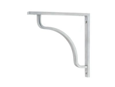 From The Anvil 51090 Satin Chrome Abingdon Shelf Bracket (150mm x 150mm)