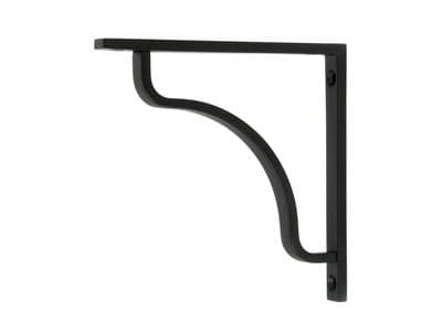 From The Anvil 51094 Matt Black Abingdon Shelf Bracket (150mm x 150mm)