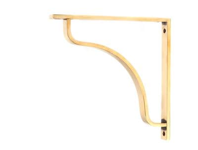 From The Anvil 51096 Aged Brass Abingdon Shelf Bracket (200mm x 200mm)