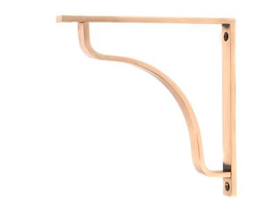 From The Anvil 51103 Polished Bronze Abingdon Shelf Bracket (200mm x 200mm)