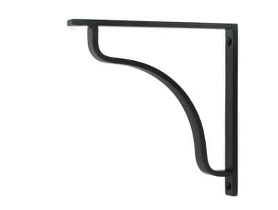 From The Anvil 51104 Matt Black Abingdon Shelf Bracket (200mm x 200mm)