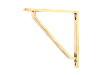 From The Anvil 51106 Aged Brass Barton Shelf Bracket (150mm x 150mm)
