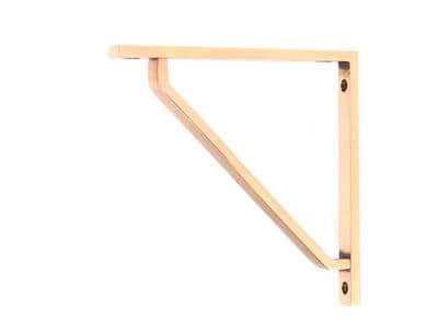 From The Anvil 51113 Polished Bronze Barton Shelf Bracket (150mm x 150mm)