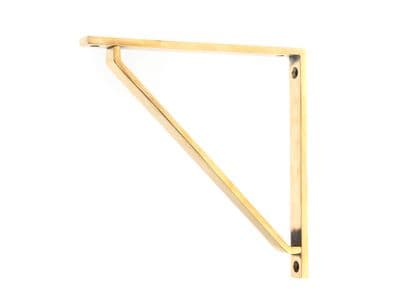 From The Anvil 51116 Aged Brass Barton Shelf Bracket (200mm x 200mm)