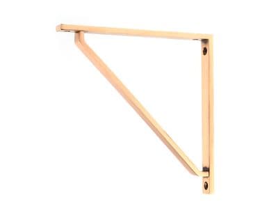 From The Anvil 51123 Polished Bronze Barton Shelf Bracket (200mm x 200mm)