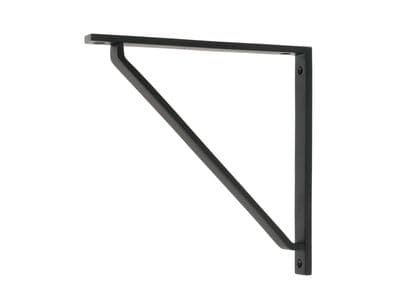 From The Anvil 51124 Matt Black Barton Shelf Bracket (200mm x 200mm)