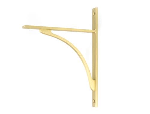 From The Anvil 51127 Satin Brass Apperley Shelf Bracket (260mm x 200mm)