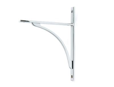 From The Anvil 51129 Polished Chrome Apperley Shelf Bracket (260mm x 200mm)