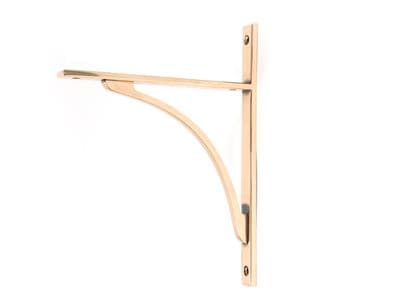 From The Anvil 51133 Polished Bronze Apperley Shelf Bracket (260mm x 200mm)