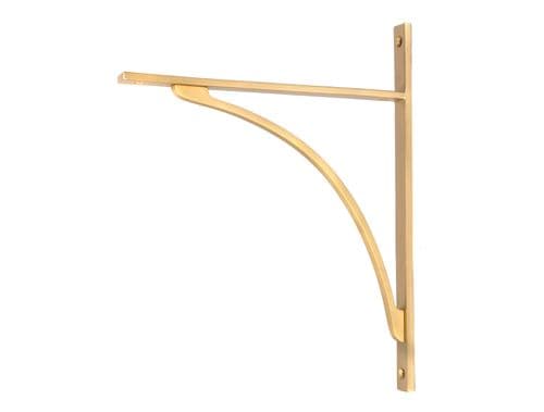From The Anvil 51137 Satin Brass Apperley Shelf Bracket (314mm x 250mm)