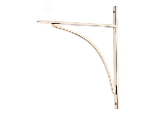 From The Anvil 51141 Polished Nickel Apperley Shelf Bracket (314mm x 250mm)