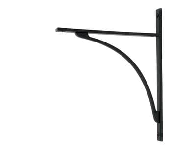 From The Anvil 51144 Matt Black Apperley Shelf Bracket (314mm x 250mm)