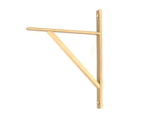 From The Anvil 51147 Satin Brass Chalfont Shelf Bracket (260mm x 200mm)