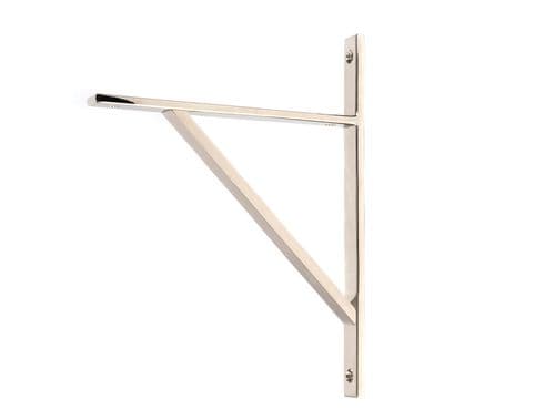 From The Anvil 51151 Polished Nickel Chalfont Shelf Bracket (260mm x 200mm)