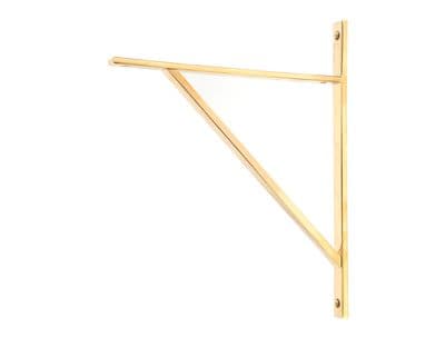 From The Anvil 51155 Polished Brass Chalfont Shelf Bracket (314mm x 250mm)