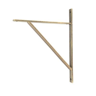 From The Anvil 51158 Burnished Brass Chalfont Shelf Bracket (314mm x 250mm)