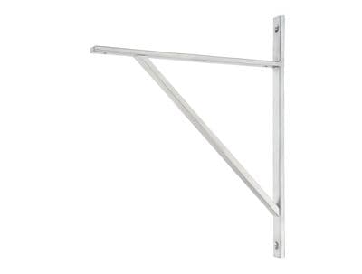 From The Anvil 51160 Satin Chrome Chalfont Shelf Bracket (314mm x 250mm)
