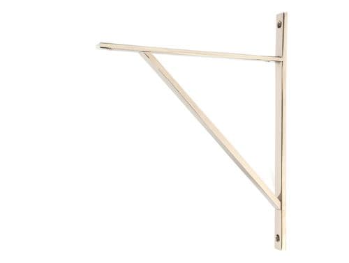 From The Anvil 51161 Polished Nickel Chalfont Shelf Bracket (314mm x 250mm)
