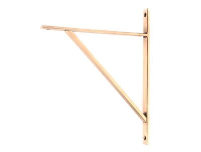 From The Anvil 51163 Polished Bronze Chalfont Shelf Bracket (314mm x 250mm)