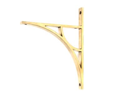 From The Anvil 51166 Aged Brass Tyne Shelf Bracket (260mm x 200mm)