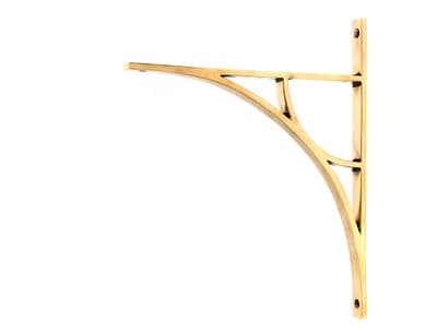 From The Anvil 51176 Aged Brass Tyne Shelf Bracket (314mm x 250mm)