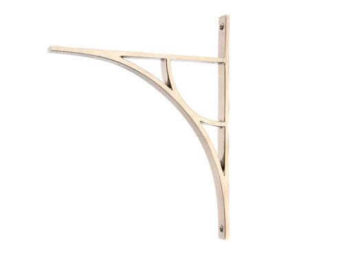 From The Anvil 51181 Polished Nickel Tyne Shelf Bracket (314mm x 250mm)