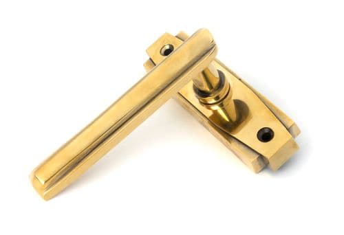 From The Anvil 51192 Aged Brass Art Deco Lever on Rose Set