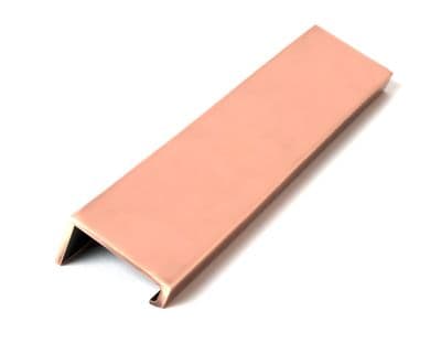 From The Anvil 51219 Polished Bronze 200mm Plain Edge Pull