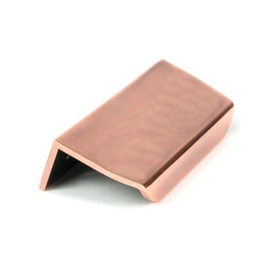 From The Anvil 51221 Polished Bronze 100mm Moore Edge Pull