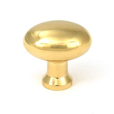 From The Anvil 51225 Polished Brass Moore Cabinet Knob - 38mm