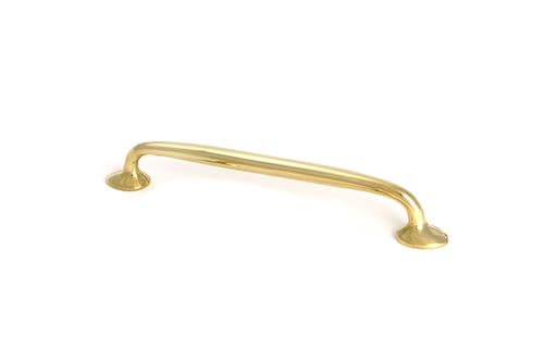 From The Anvil 51254 Polished Brass Moore Pull Handle - Medium