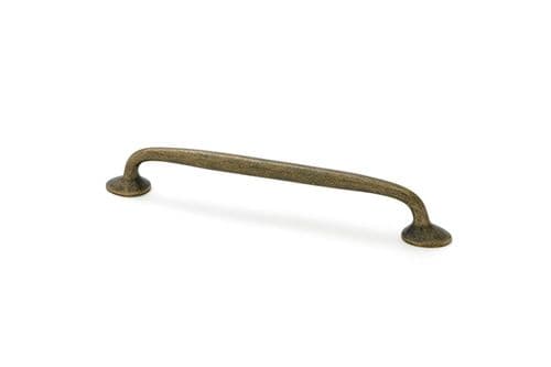 From The Anvil 51263 Burnished Brass Moore Pull Handle - Medium