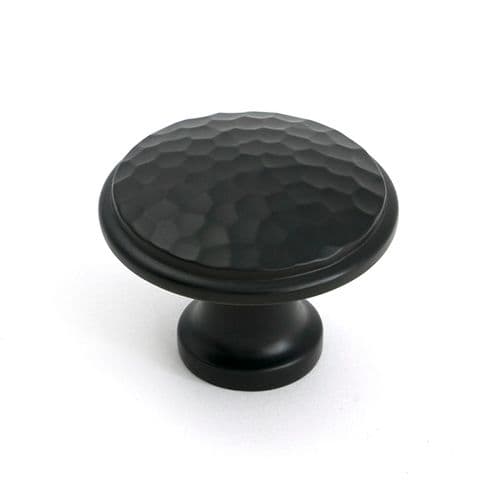 From The Anvil 51294 Aged Bronze Hammered Cabinet Knob - Large