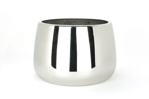 From The Anvil 51325 Polished Marine SS (316) 28cm Hepworth Pot (Drainage holes)