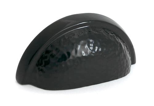 From The Anvil 52158 Black Hammered Regency Drawer Pull