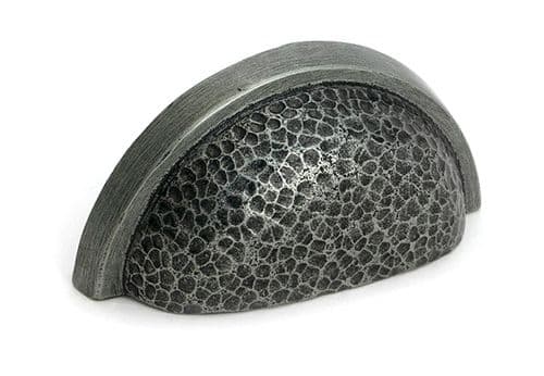 From The Anvil 52159 Pewter Hammered Regency Drawer Pull