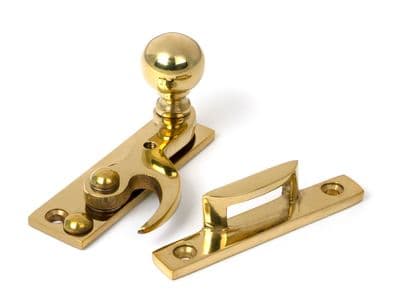 From The Anvil 52369 Polished Brass Sash Hook Fastener